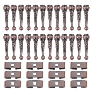 36pcs Bolo Tie Kit De Bricolage Avec Extrmits De Cordon,Glissires Et Fermoirs Pour Lartisanat - Neuf