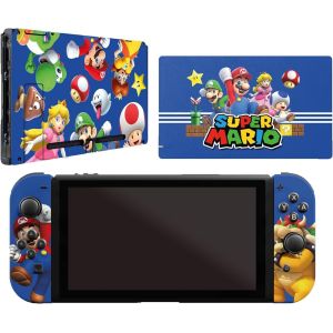 Skin Sticker for Nintendo Switch Your Favorite Plumber,Protective Gaming Sticker for Nintendo Switch Standard,Sticker for Nintendo Switch Console Joycon (Switch Controller) and Dock - Neuf