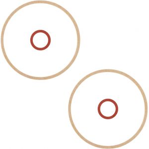 ASFASFq-Kit de 2 Joints de Cuvette de Flotteur de Carburateur, Pi&egrave;ces Tondeuse Gazon Pi&egrave;ces Carburateur Compatibles avec Honda G150, G200, G300, G400, GC135, GC160, GC190, GCV135, GCV160 - Neuf