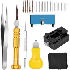 Kal-Kit De Réparation De Montre, Ensemble D'outils De Barre De Ressort Professionnel, Kit Reparation Kit Outil Montre, Outil Montre Bracelet Avec Etui De Transport - Neuf