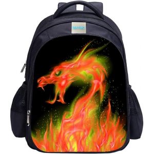 Sac à dos de football pour garçons,sac à dos imprimé football,sac d'école cool[T559] - Neuf
