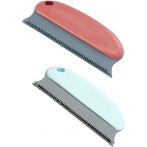 Jgd-2 Pcs Brosse &Agrave; Poils D'animaux, &Eacute;pilateur De Poils De Chien Pour Tapis, Canap&eacute;, Voitures, Peigne &Agrave; Poils De Chat, Brosse En Caoutchouc Pour Poils D'animaux, Produits D'&eacute;pilation De Chien - Neuf
