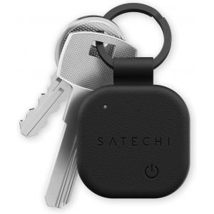 VornixorSarlshop-SATECHI FindAll Localisateur de Cl&eacute;s avec Apple Find My, Rechargeable sans Fil, Traceur GPS avec Alerte Sonore pour Tous Les iPhone 17 16 15 &agrave; 12, iPad, Mac et Plus &iquest; Noir - Neuf