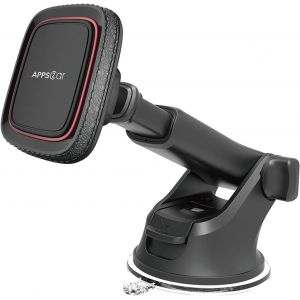 Checarzhn--No1-Support Téléphone Voiture Magnétique, Pour Tableau Bord/Pare-Br Support, Porte Téléphone Voiture Avec Bras Télescopique Réglable, 6 Aimants Puissants Pour Tous Les Téléphones Portables - Neuf