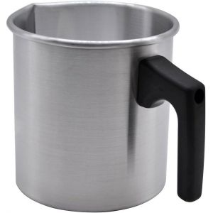 Casserole Pour Faire Fondre Des Bougies,1.2L Pot De Fabrication De Bougies Tasse De La Cire Outils Dartisanat De Bougie Faisant La Tasse De Coulée Pour Fabrication De Bougies Parfumées Diy - Neuf