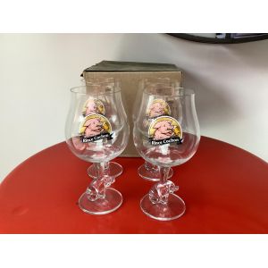 Rince Cochon Lot De 4 Verre A Biere Pour 25cl Et 50 Cl, Officiel Et Neuf - Neuf
