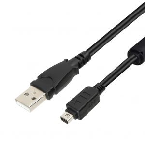 JGD-C&acirc;ble USB 12Pin C&acirc;ble de Donn&eacute;es, C&acirc;ble USB de Transfert de Donn&eacute;es et de Charge CB-USB5 USB6 USB8 pour Olympus Tough TG-830 TG-630 TG-860 TG-870 & C Series C-170 C-180 C-480 C-500 - Neuf