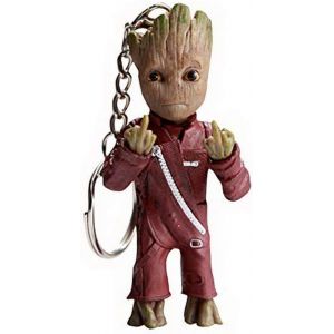 Porte-Clés - Figurine D'action Classique Du Film - Parfait Comme Cadeau - Je Suis Groot - Neuf