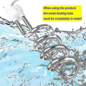 Chauffe-eau &eacute;lectrique 3500w Thermoplongeur automatique en acier inoxydable 220v - Obtenez de l'eau chaude rapidement (hs) - Neuf