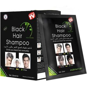 Asfasfq-Teinture Instantanée Pour Cheveux Homme Femme - Shampooing Noir - Couleur Noire - Simple À Utiliser - Durée 30 Jours - Ingrédients Naturels - Neuf