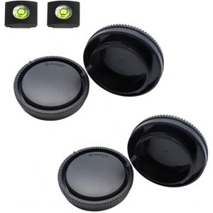 Bouchon de corps + cache d'objectif arri&egrave;re pour Sony Alpha E Mount A7R V A7R IV A7R III A7R II A7R/A7 IV A7 III A7 II A7/A7C II A7C/A7S III A7S II A7S II A7S / A9 III A9 II A7RV A7RIV A7RIII A7IV - Neuf