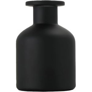 Trahoo-150ml Bouteilles De Diffuseur En Verre Bocaux Diffuseurs Conteneur Daromath&eacute;rapie Accessoires De Parfum Utiliser Pour Ensembles De B&acirc;tons De Diffuseur De Roseaux De Rechange (Noir) - Neuf
