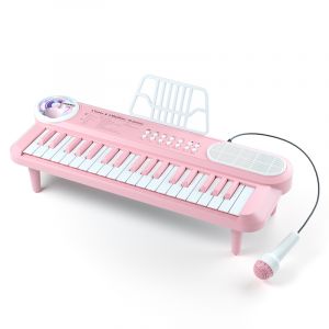 Piano Enfant 37 Touches, Clavier &Eacute;lectronique Musical Jouet &Eacute;ducatif pour Gar&ccedil;ons et Filles &agrave; partir de 3 Ans - Neuf