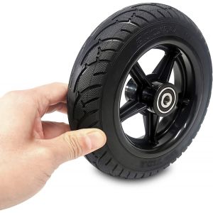 Scooter Wheel For Electric 8 Inch Full Tyre, Front Wheel, Electric Scooter Tyre 200×50, Rubber Tires With Hub, Non-Pneumatic, Non-Slip, Resistant - Neuf