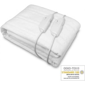 Surmatelas Chauffant &ndash; Chauffe-Lit 2 Places&ndash; Medisana Hu 676 &ndash; Lavable &ndash; 4 Niveaux De Temp&eacute;ratures - Arr&ecirc;t Automatique &ndash; 150x160cm - Neuf