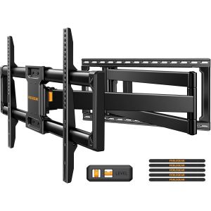 MEVRONISSHOP-Support Mural TV 42 &agrave; 97 Pouces &agrave; 68 kg Bras Long et Mouvement Complet, Extension 1018 mm Support TV Angle Pr&eacute;-assembl&eacute; avec Pivotement Complet Inclinaison, VESA Max 800 x 400 mm - Neuf