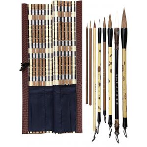 Pinceau Chinois Peinture Calligraphie Professionnelle,Un Ensemble De 8 Pinceaux - Neuf