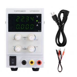 Alimentation regulee CC haute precision STP3003DH 4 LED 0-30 V 0-3 A Prise US 110 V - Neuf