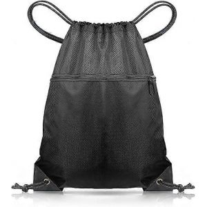 Sac de sport à cordon,grand sac à dos de sport String Swim Sacs PE à cordon pour femmes hommes,sac d'école de plage de voyage avec étanche - Neuf