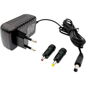 Adaptateur D'alimentation Dc 6v 1 A 1000 Ma, Chargeur 6 V, Adaptateur De Charge 6 V, Fiche De Rechange 5.5 Mm X 2.1 Mm, Avec Fiches 3.5 Mm X 1.35 Mm Et 4.0 Mm X 1.7 Mm &iquest;[Z1187] - Neuf