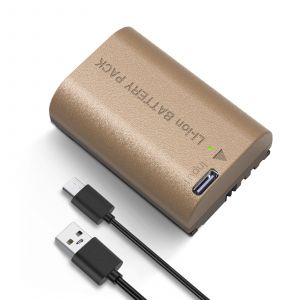 NEEWER 2200mAh LP-E6P LP-E6 LP-E6N LP-E6NH Batterie de Remplacement, Recharg&eacute;e en 3,3h, Compatible avec Canon EOS R5 Mark II EOS R5 EOS R6 EOS R7 EOS R 5D II III IV 6D 6D II 7D 7D II 60D 70D 80D 90D - Neuf