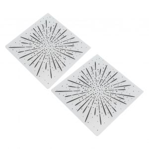 Lot De 2 Dossiers De Gaufrage En Plastique Transparent Pour La Fabrication De Cartes - Neuf