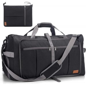 KALANKA-Upeelife Sac Voyage Pliables 125L, Grand Sacs de Voyage Femme Homme Sac de Sport, Etanche Sac Weekend avec Compartiment &agrave; Chaussures et Poche Humide - Neuf