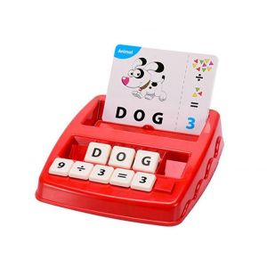 Jeu De Lettres 2 En 1, Jeu &Eacute;ducatif Et D'apprentissage Pour Enfants De 3, 4, 5 Et 6 Ans (Rouge) - Neuf