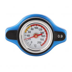 Bouchon thermostatique pour petite tete de voiture, pression nominale avec indicateur de temperature d'eau (0,9 bar) - Neuf
