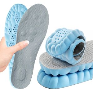 Kalanka-Semelles En Mousse &Agrave; M&eacute;moire De Forme Avec Soutien De La Vo&ucirc;te Plantaire Pour Les Femmes Et Les Hommes, Semelles De Massage Confortables Pour Les Baskets Et Les Chaussures(38.5/39 Eu Bleu) - Neuf