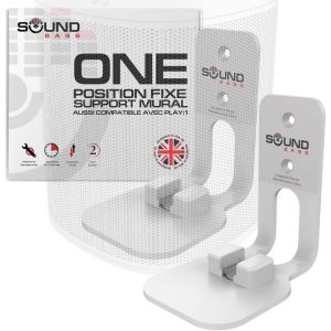 One, One Gen 2, One Sl & Play:1 Support De Montage Mural, Lot De 2 [2 Pi&egrave;ces], Blanc, Compatible Avec Les Haut-Parleurs Sonos One, One Gen 2, One Sl & Play1 - Neuf