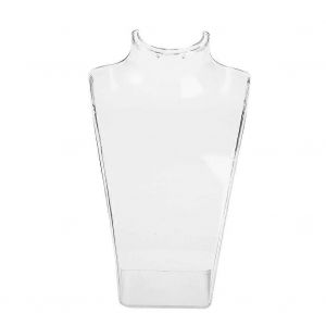 Collier Boucle D'oreille Titulaire Mannequin T&ecirc;te Buste Stand Mod&egrave;le Boutique Bijoux Pr&eacute;sentoir (Transparent) - Neuf
