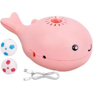 KAL-Jouet De Chat Flottant De Baleine, Jouet De Chat À Balle Flottante,Boule Ball Cat Teaser - Fournitures Pour Animaux De Compagnie, Ventilateur Intégré, Bobeurs D'Ennui Interactifs Pour Le - Neuf