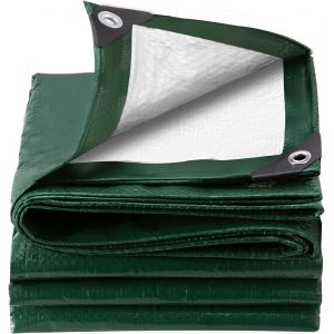 CHECARZHN--NO1-Bâche De Protection Imperméable 2X3 M Tarpaulin Résistante Anti-Uv En Pe 140 G/M² Avec Oeillets En Aluminium Couverture Totale Pour Extrieur Jardin Piscine Bois Voiture Caravane Bateaux - Neuf