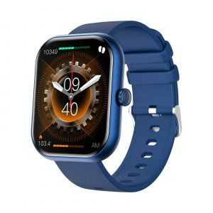 Montre Connectée Sport Écran 2.01 Pouces Or Fréquence Cardiaque Et Oxygène Bleu Yonis - Neuf