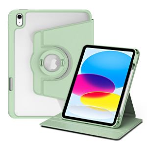 &Eacute;tui En Cuir D&eacute;tachable 360&deg; Pour Ipad 11 (11e G&eacute;n&eacute;ration) Et 10,9 (10e G&eacute;n&eacute;ration) 2022/2025 - Vert - Neuf