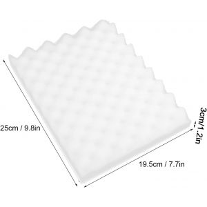 KAL-Lot De 2 Tampons En Mousse Pour Fondant, Tapis Éponge Ondulé, Séchage De Fleurs De Sucre, Plateau En Mousse, Façonnage, Tampon Éponge, Tampon De Modélisation Sugarcraft Pour Outils De Décoration - Neuf