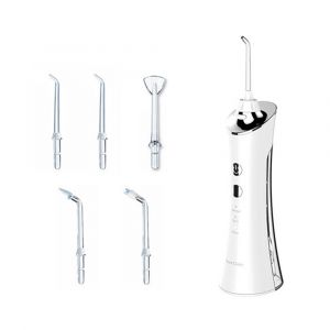 Hydropulseur Sans Fil Avec 3 Modes Et 4 Embouts Pour Les Soins Dentaires Et L'hygi&egrave;ne Buccale - Neuf