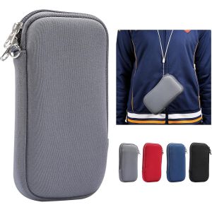 CHECARZHN--NO1-Étui Neoprene Pour Téléphone Portable, Chaussette Homme Pour Smartphone, 6.7-6.9 Pouces Universel Housse De Protection Pochette Sacoche En Néoprène Avec Fermeture Eclair, Cordons Tour - Neuf