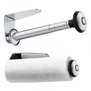 Essuie-tout Porte-papier Trépied Papier toilette Porte-papier toilette en acier inoxydable Porte-papier toilette sans - Neuf