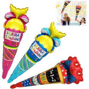 CAUC-3 ballons d&eacute;coration inscription &eacute;cole gar&ccedil;on, sacs de bonbons ABC ballon h&eacute;lium, enfin &eacute;cole enfant introduction &eacute;cole ballons en aluminium, HURRAY SCHOOL maternelle &eacute;cole d&eacute;but feuilles pour e - Neuf