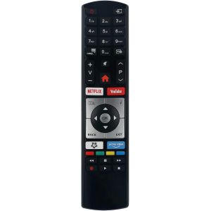 RC4318P 30101761 Télécommande remplacée Convient pour Finlux Telefunken Edenwood Vestel 4K Ultra HD TV H32V32A H43V32 H43V32A ED4801FHD ED4303FHD ED4903UHD ED3202HD ED4304UHD ED4300FHD - Neuf