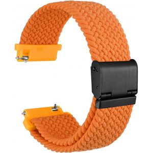 Tress&eacute; Bracelet Montre En Nylon Pour Homme Et Femme, Boucle R&eacute;glable, D&eacute;gagement Rapide, Sangles Sport Tiss&eacute;es, 18mm 19mm 20mm 21mm 22mm - Neuf