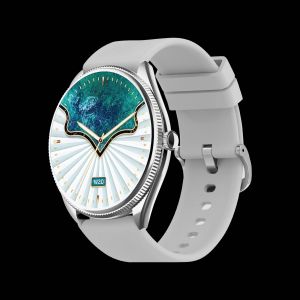 VL60 Pro 2025 nouvelle montre intelligente pour femmes hommes AMOLED &eacute;cran Bluetooth appel IP68 &eacute;tanche Fitness sport montre intelligente cadeau Silver - Neuf