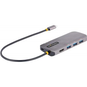 .Com Adaptateur Multiport Usb C - Hdmi 4K60Hz, Hub Usb A 3.2, 5Gbps &Agrave; 3 Ports - 100W Pd Passtrough - Dock Usb C Avec C&acirc;ble De 30Cm - Station D'Accueil Pc Portable (127B-Usbc-Multiport) - Neuf