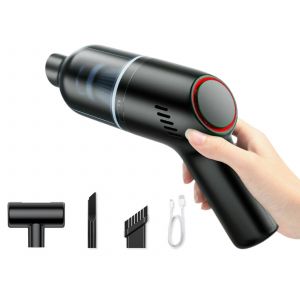 Aspirateur de voiture portable sans fil 9000 Pa rechargeable noir - Neuf