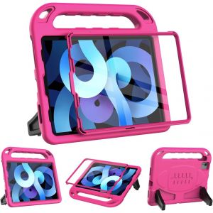 LORANKA-Coque pour enfants avec protecteur d'&eacute;cran int&eacute;gr&eacute; pour iPad Air 5e g&eacute;n&eacute;ration 2022/iPad Air 4e g&eacute;n&eacute;ration 2020, iPad Air 5/4 de 10,9"", iPad Air 5/4 antichoc avec poign&eacute;e et support pour iPad - Neuf