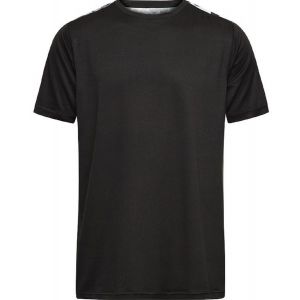 Maillot Running - Homme - Jn524 - Noir, Gris Et Blanc - Neuf