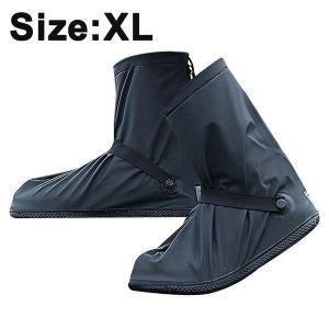 Couvre-Bottes Imperm&eacute;ables En Silicone Avec Fermeture &Eacute;clair - Antid&eacute;rapants, R&eacute;utilisables Et Ajustables Pour Une Protection Par Tous Les Temps - Neuf