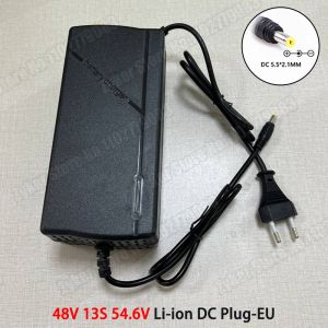 Chargeur 36v 48v 60v 72v 2a 3a 5a,Batterie Au Lithium 42 54.6 67.2 84v 10 13 16 20s Dc Eu,Charge Rapide Intelligente-2a-Dc 48v 13s 54.6v-Eu - Neuf